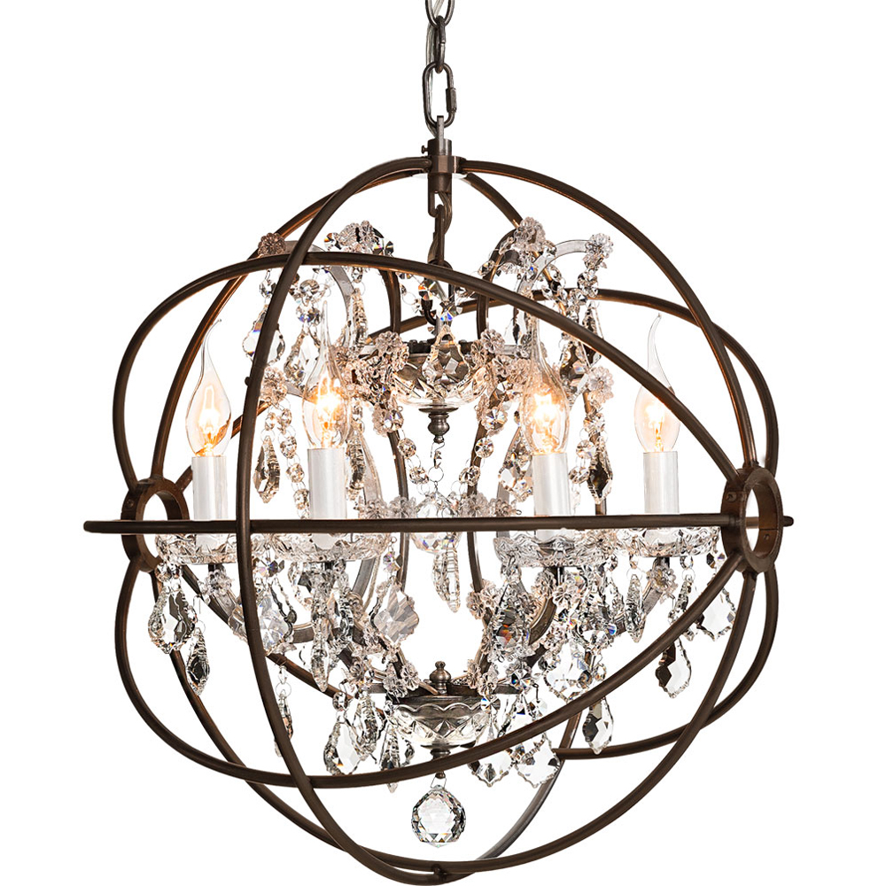 Artwood - Rome Crystal Taklampa S Antique