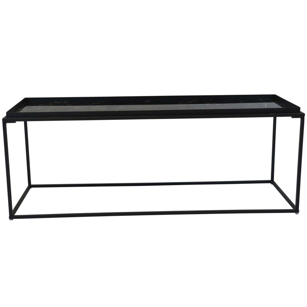 NFG - GRACE soffbord, svart, 122×42 H45