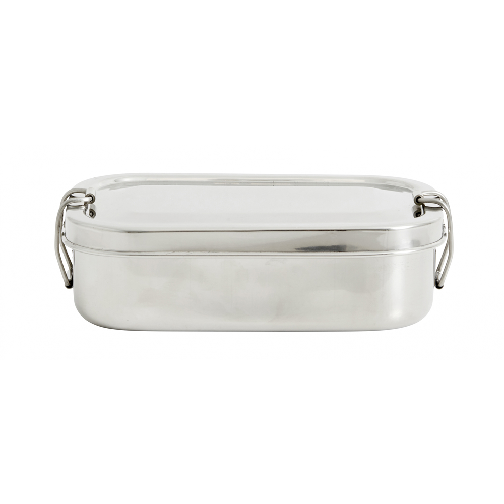 Nordal - CANI lunch box,square, L,stainless steel