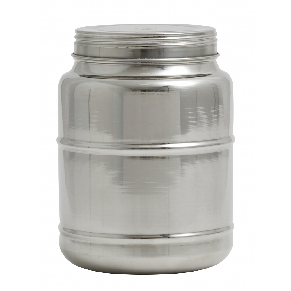 Nordal - Cani Can W/Lid, High, L, Stainless Steel