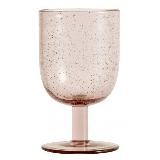 MAROC wine glass, light pink