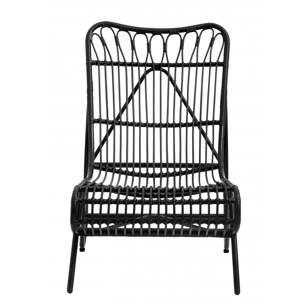 HAZEL lounge chair, black