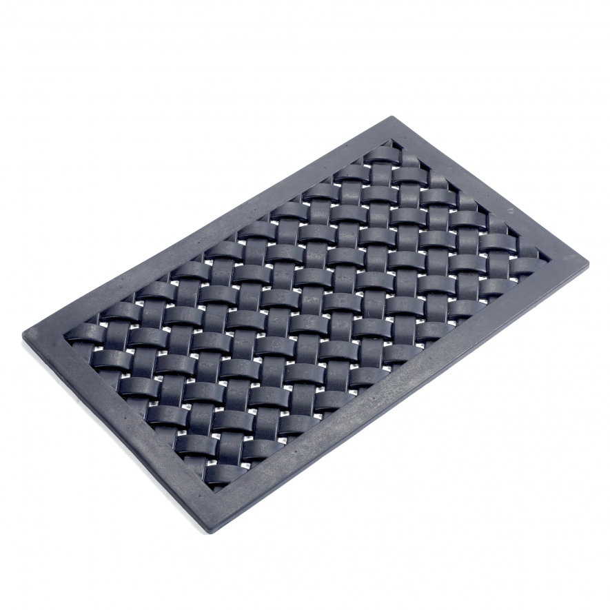 Nordal - Doormat, Weaving, 45X75, Black Rubber