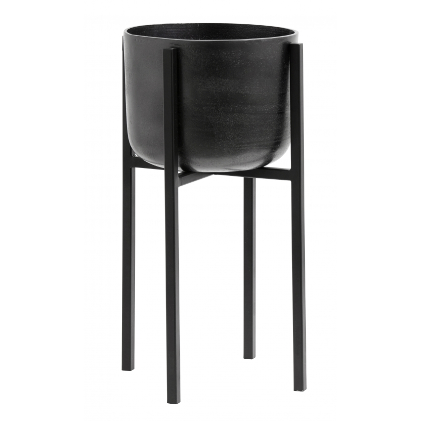 Nordal - Planter on stand, small, black oxidized
