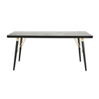 Nordal - Dining Table, Black Wood