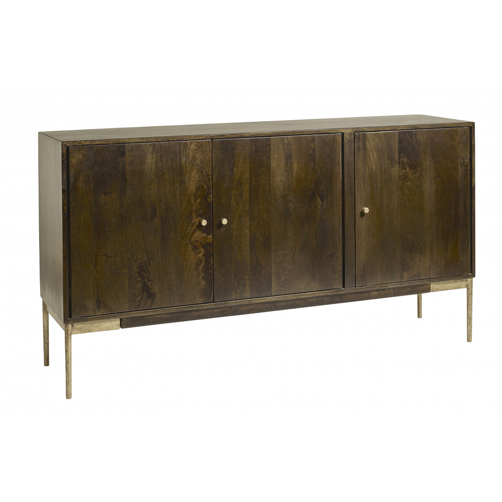 Nordal - LEGACY buffet, dark wood, 3 sections