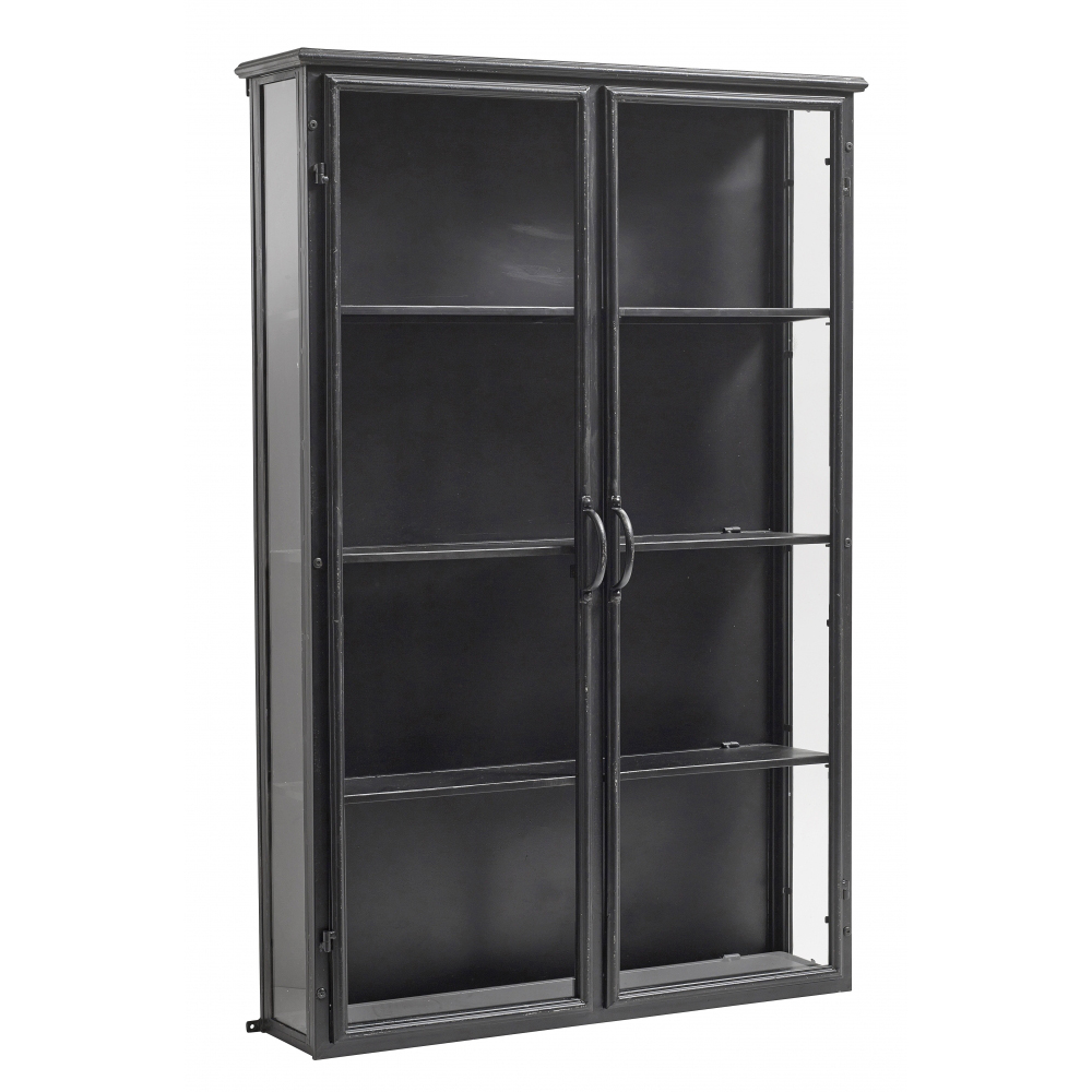 Nordal - DOWNTOWN wall cabinet, black