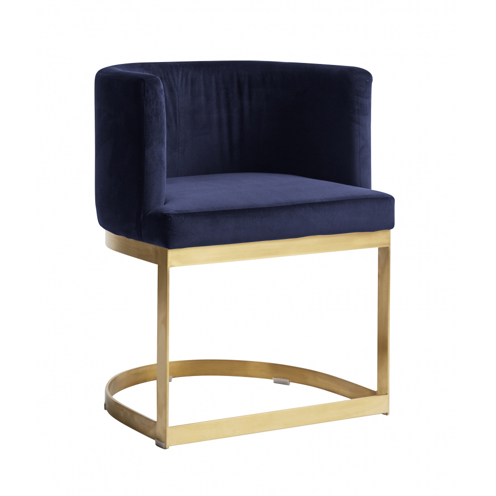 Nordal - LOUNGE dinner chair, dark blue