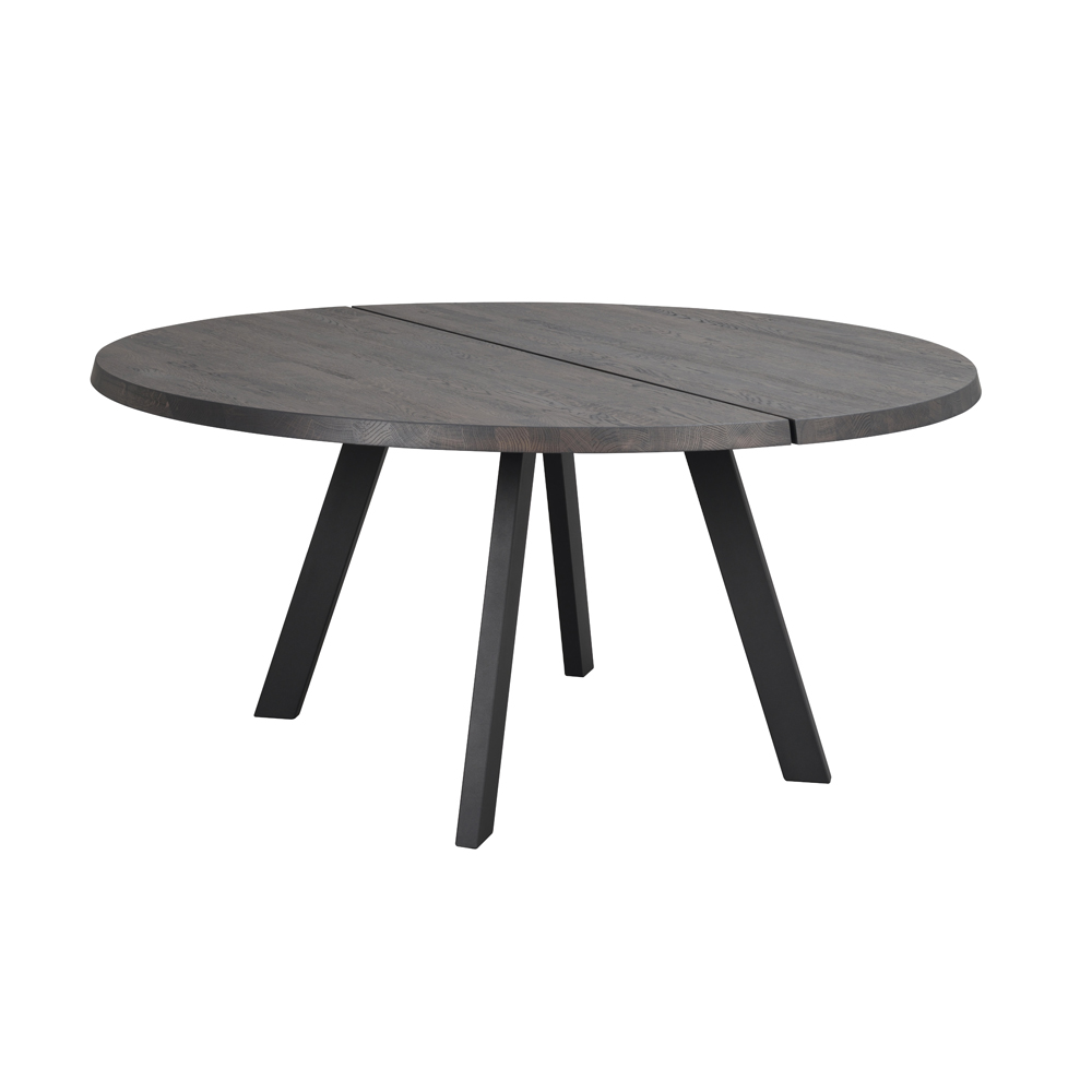 Rowico - Fred matbord runt 160 mörkbrun ek/svart