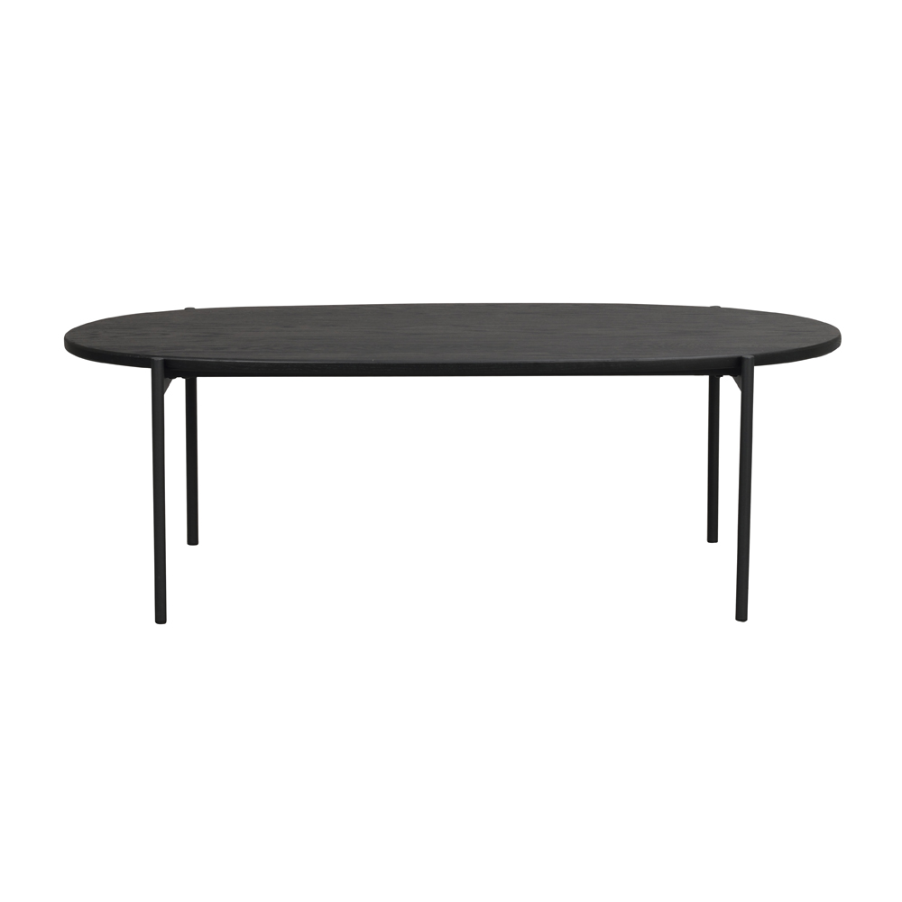 Rowico Home - Skye soffbord ovalt 120x60 svart ek/svart