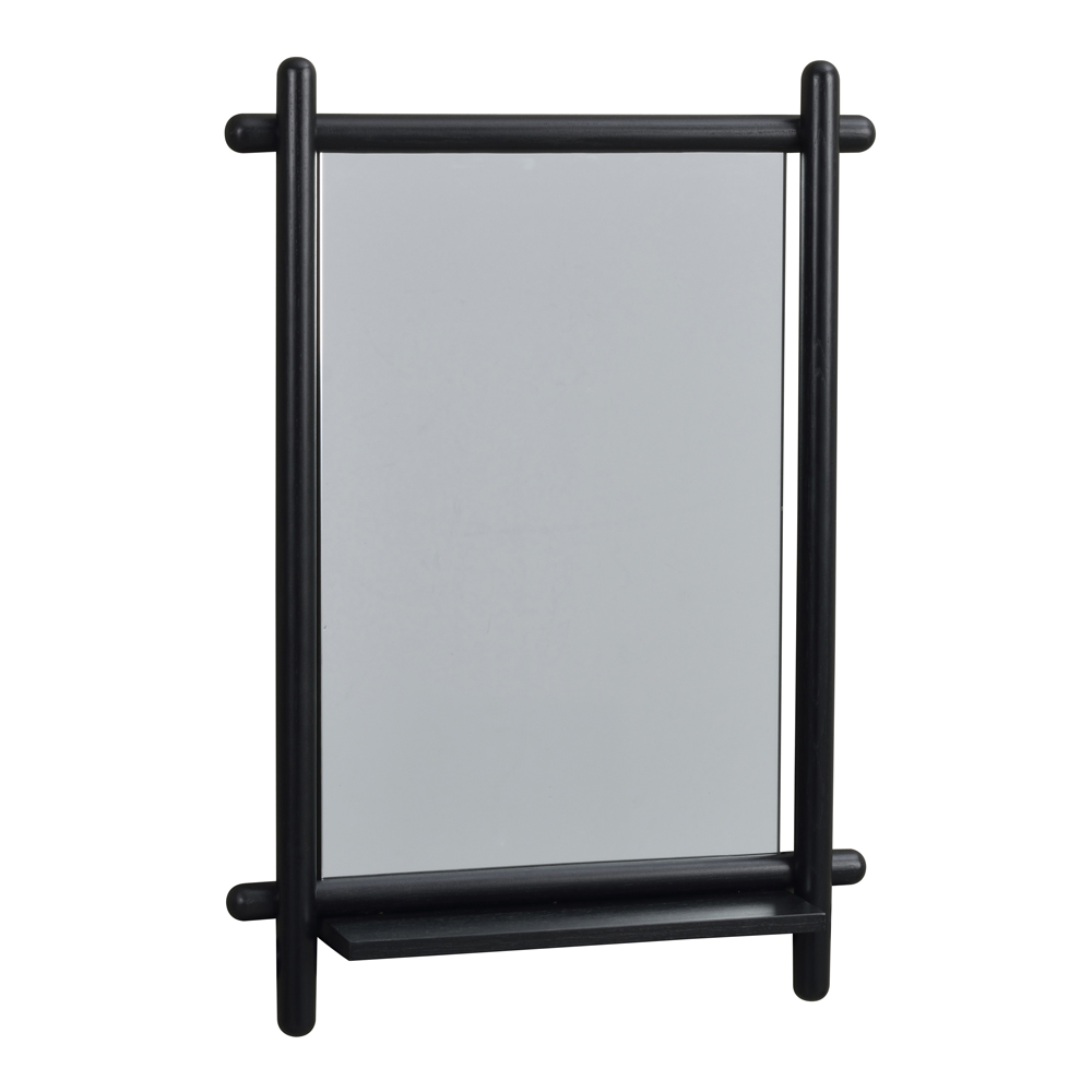 Rowico Home - Milford spegel med hylla 52x74 svart ek