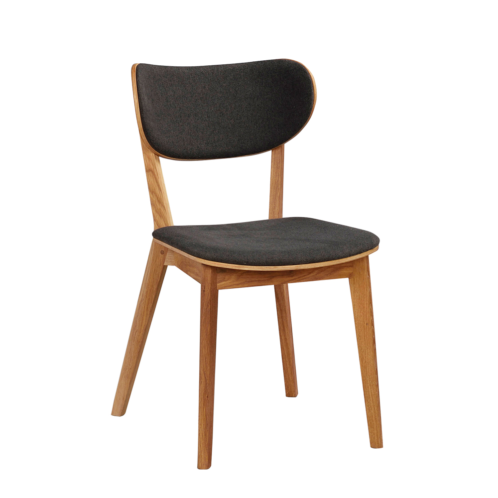 Rowico - Kato stol lackad ek/Grå