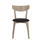 Rowico Home - Ami stol vitpigmenterad ek/Grå filt