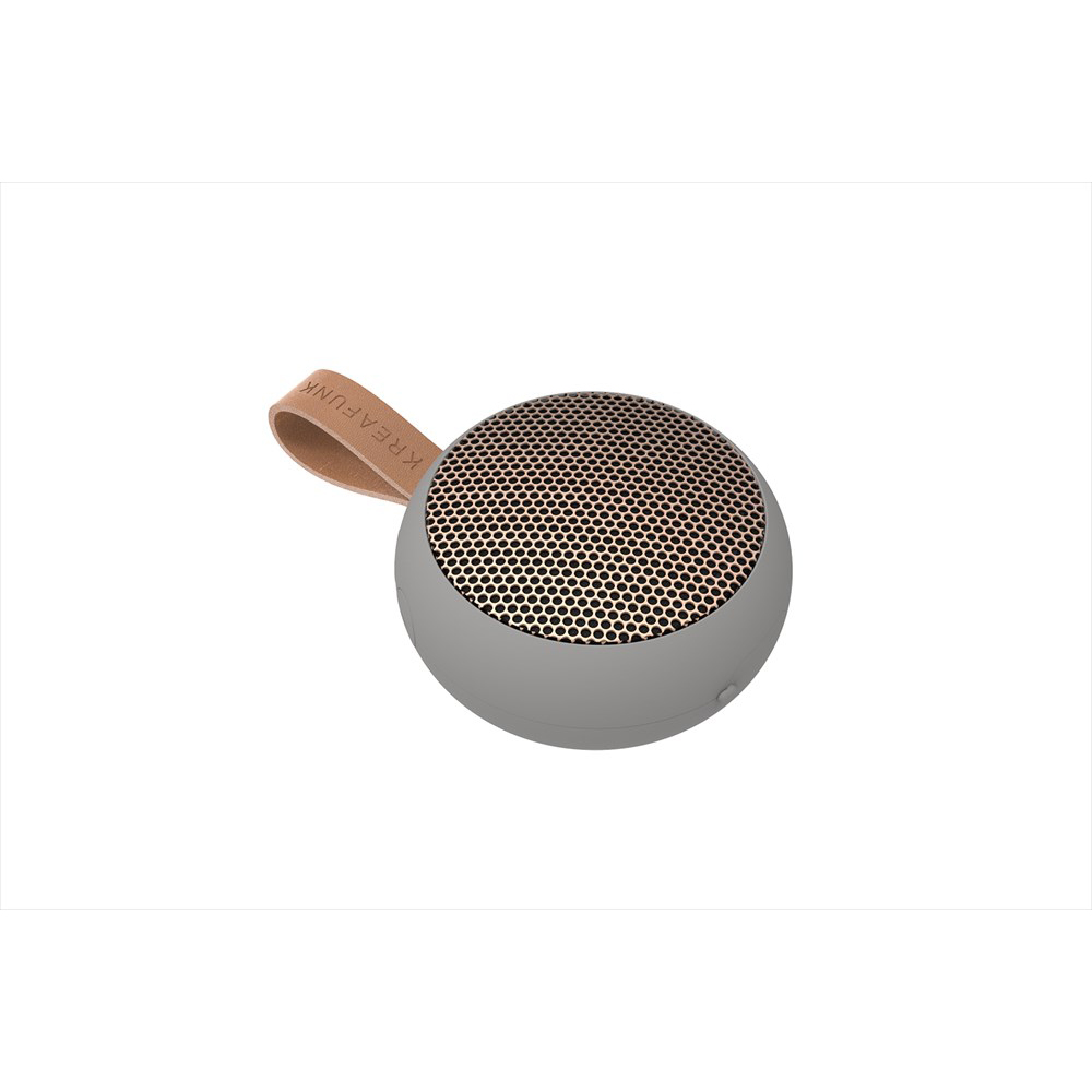 Kreafunk - aGO, cool grey w. rose gold grill, Mini Bluetooth-högtalare