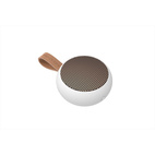 Kreafunk - aGO, white w. rose gold grill, Mini Bluetooth-högtalare