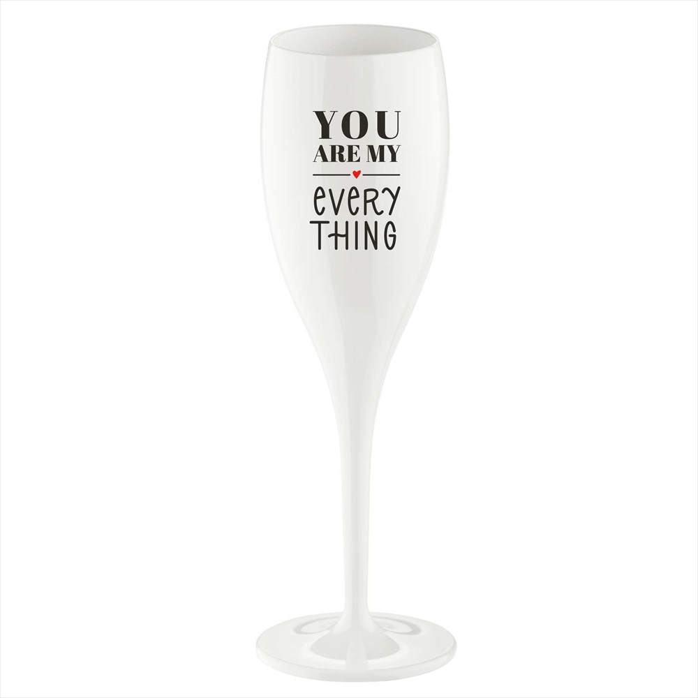 Koziol - Champagneglas 100ml 6-pack YOU ARE MY EVERYTHING