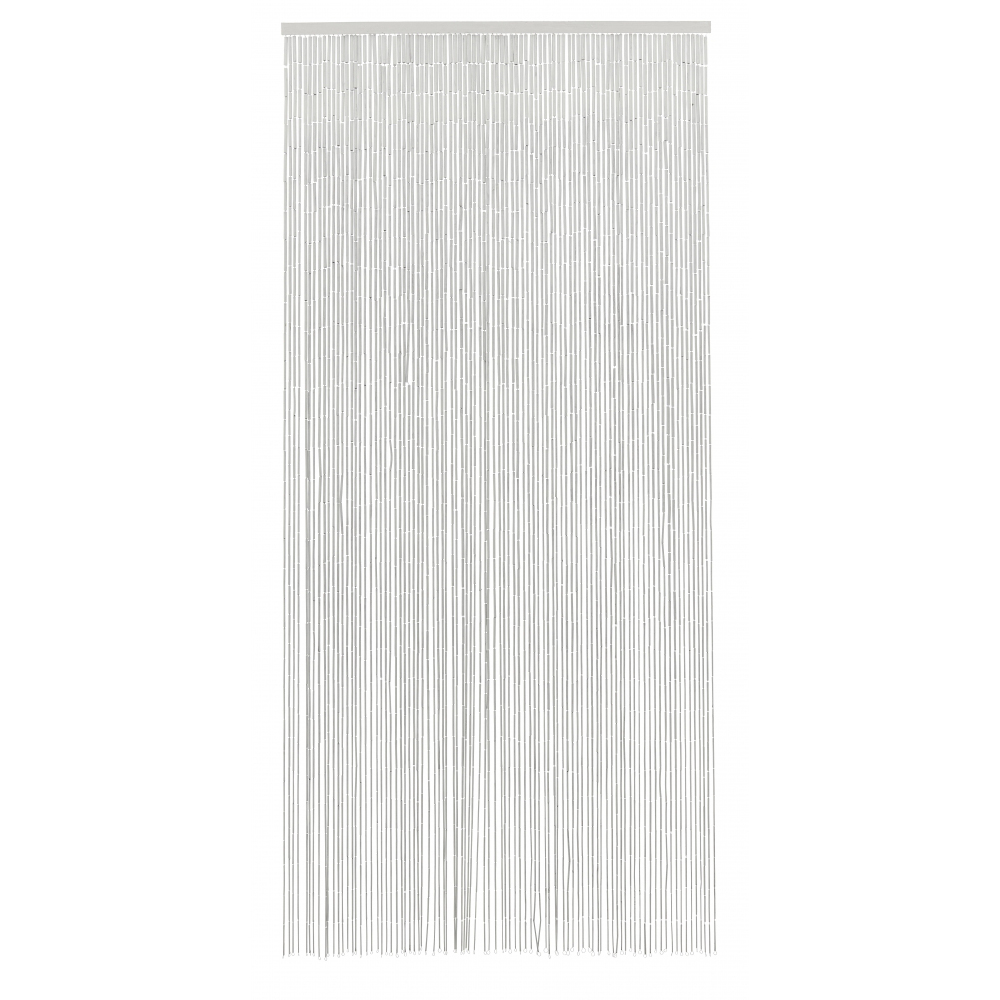Bamboo curtain w. 90 strings, white