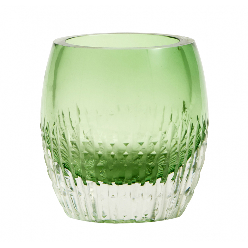 Nordal - Glass Votive, Apple Green, For T-Light