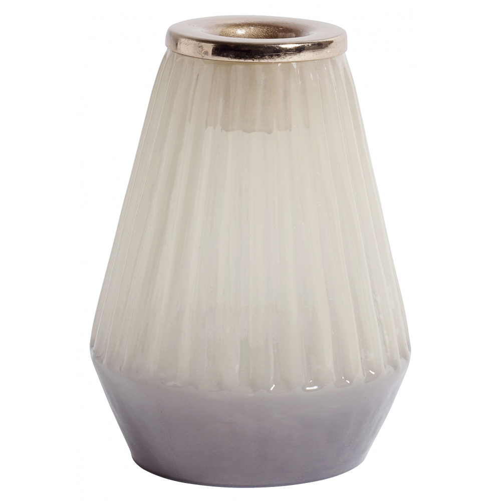Nordal - DOUCE candle holder, h-10, dusty purple