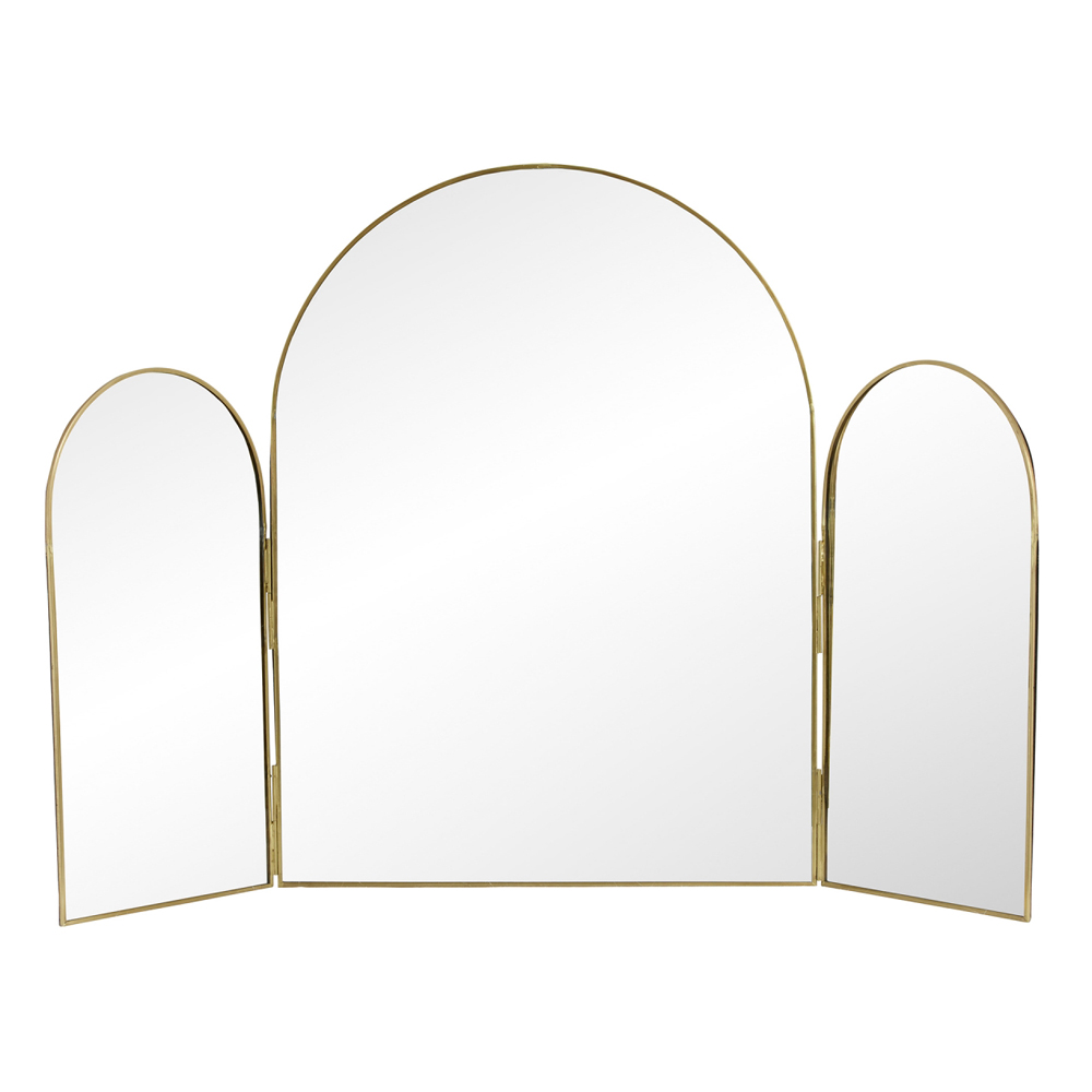 Nordal - Rukia Table Mirror, 3 Parts, Golden