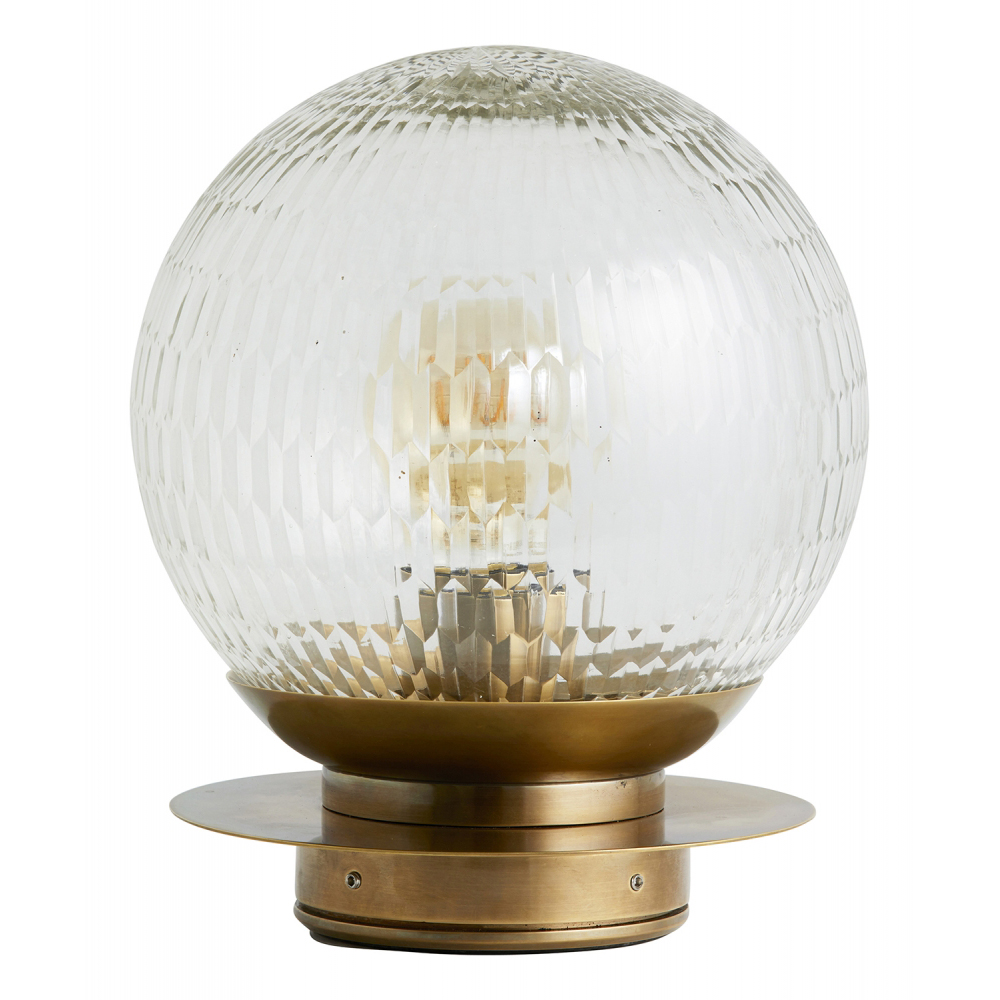 Nordal - ZEUS outdoor wall lamp, golden plate
