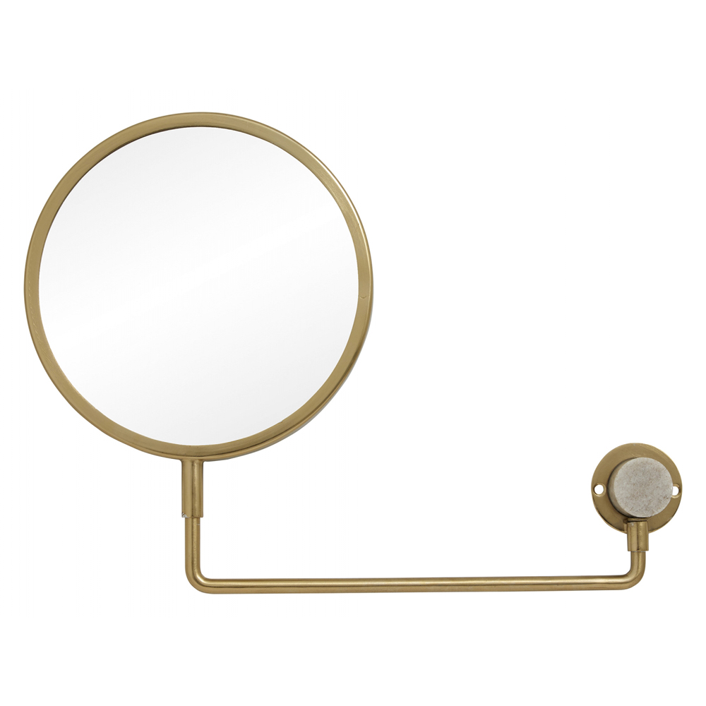 TESIA wall mirror, golden