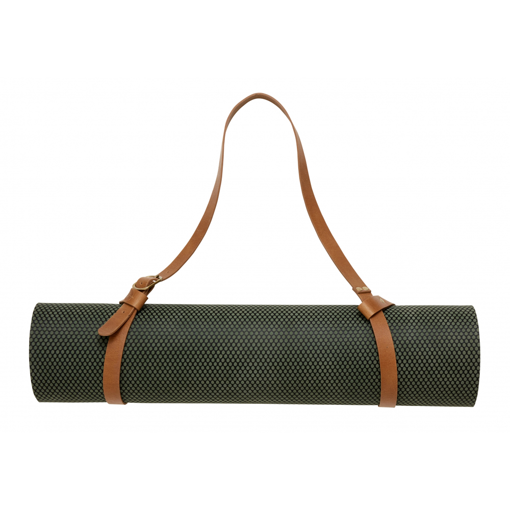 Nordal - Yoga Leather Strap For Yoga Mat, L.Brown