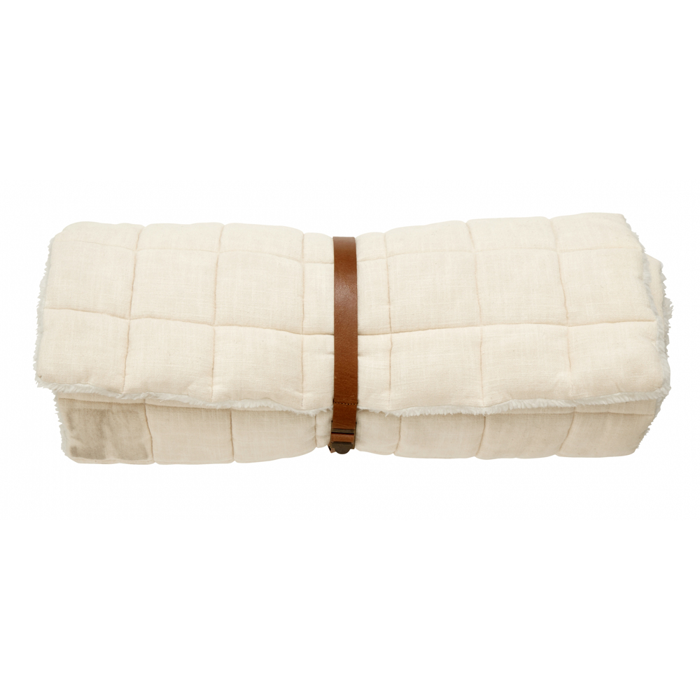 Nordal - YIN YOGA mattress w/fur, ivory