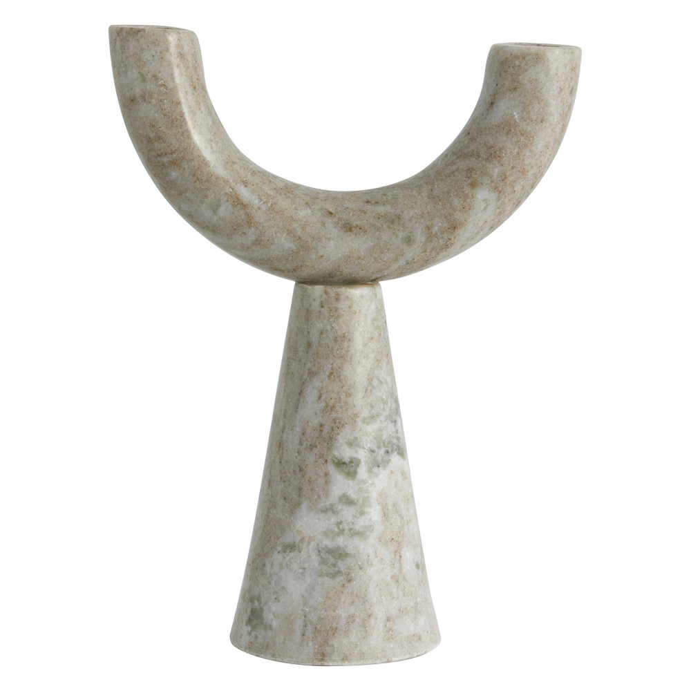 Nordal - RIF candle holder, marble,  f/2 candles