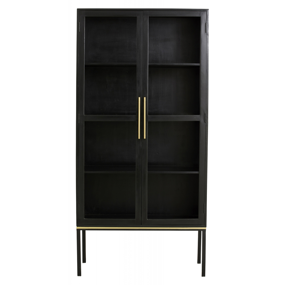 Nordal - KOSHI black cabinet w/golden detail