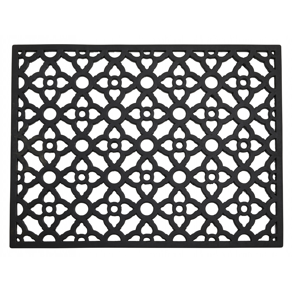 Nordal - Cetus Doormat, Black Rubber
