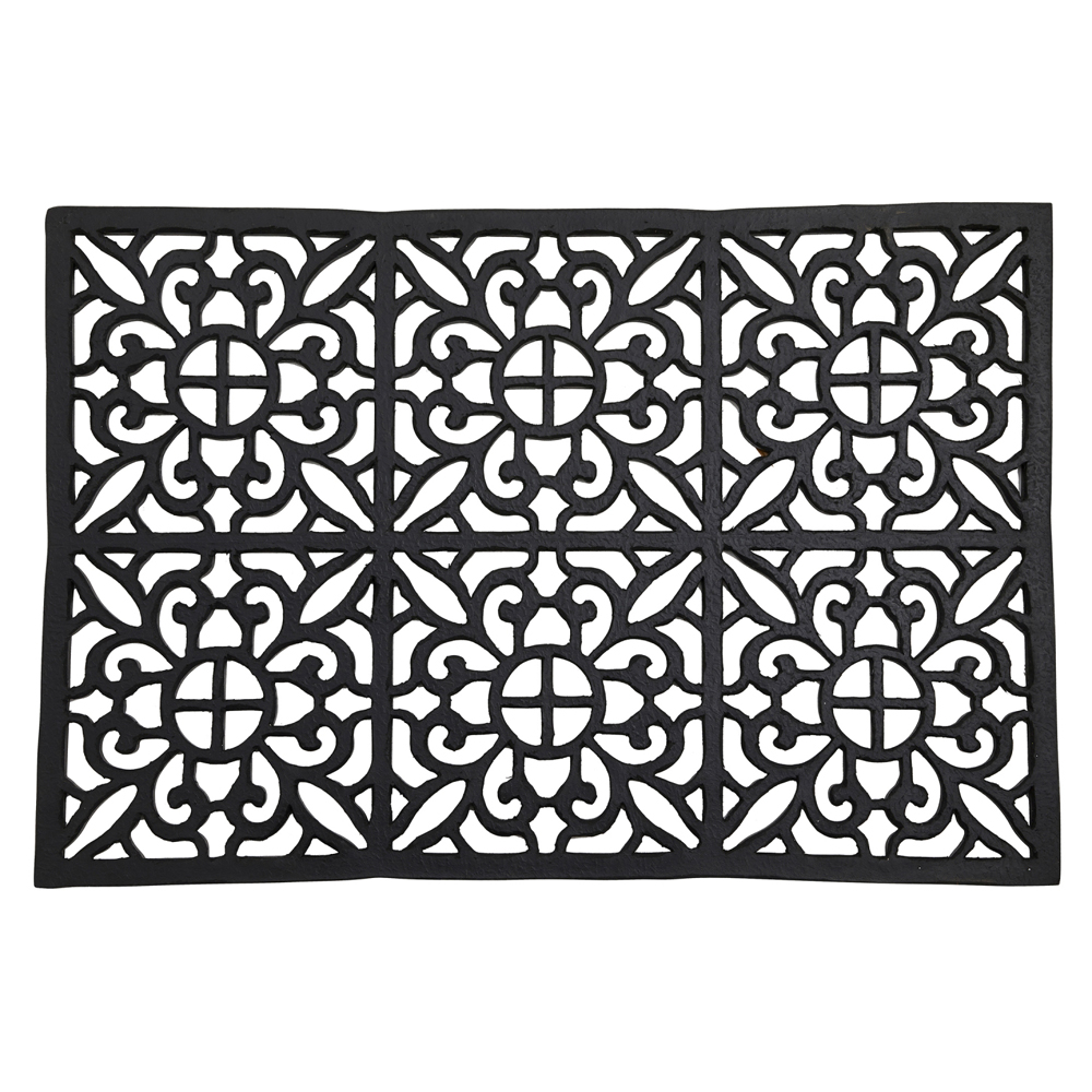 Nordal - Spica Doormat, Black Rubber