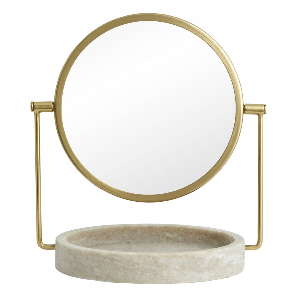 Nordal - HAJA table mirror, golden