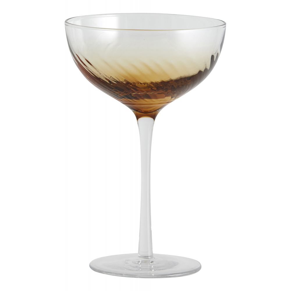 Nordal - Garo Cocktail Glass, Amber