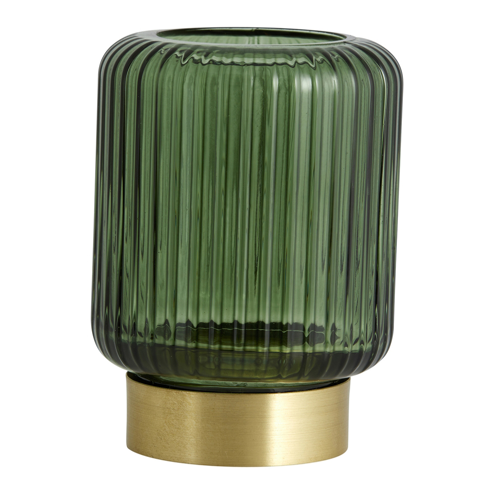 Nordal - ELLA candle holder, green