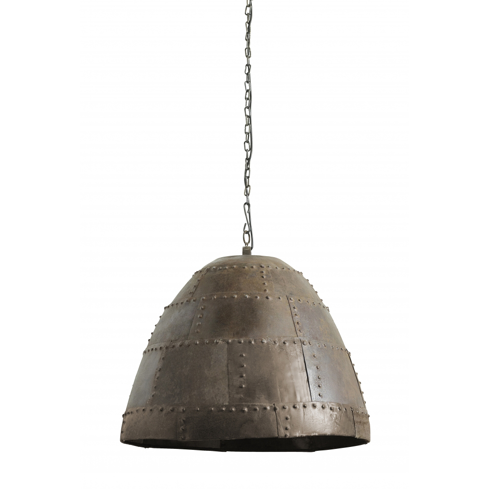 Rusty ceiling lamp, ø-59, h-50, iron