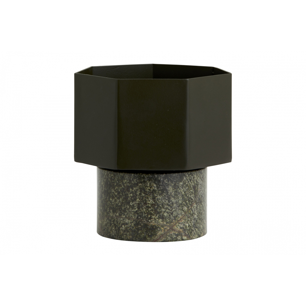 HEPTA vase/pot, small, army green