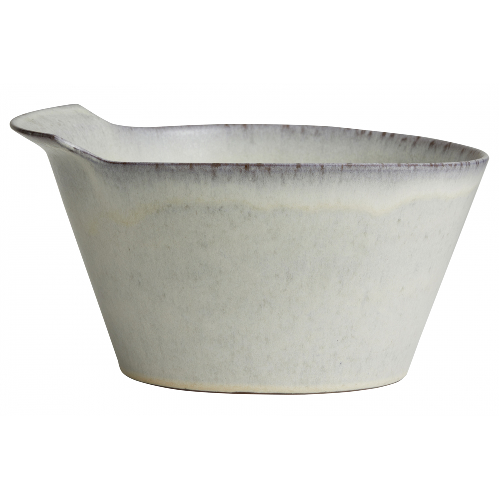 Nordal - Torc Ceramic Bowl, L, Off White Glaze