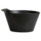 Nordal - Torc Ceramic Bowl, L, Black Glaze