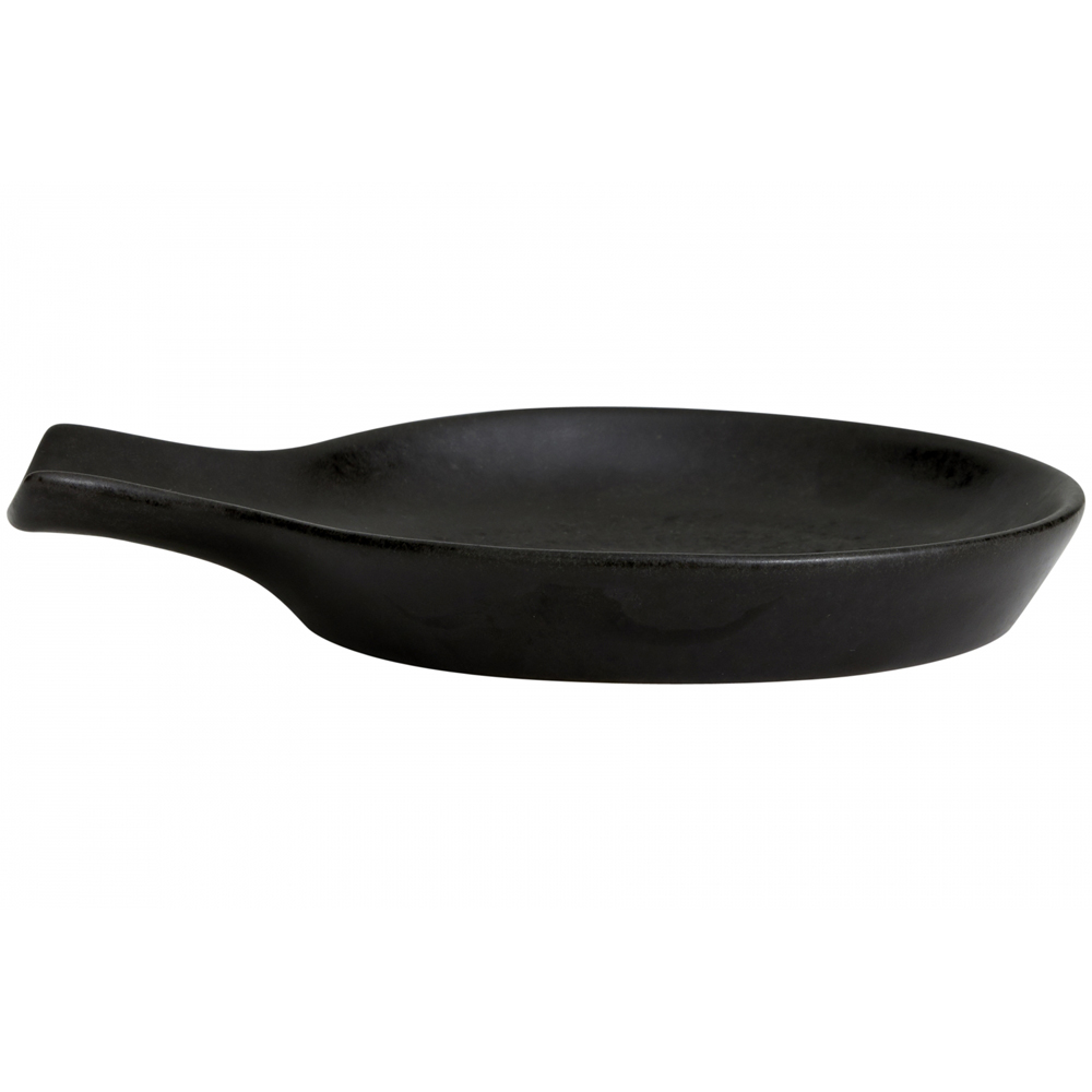 Nordal - Torc Ceramic Spoon Rest, Black Glaze