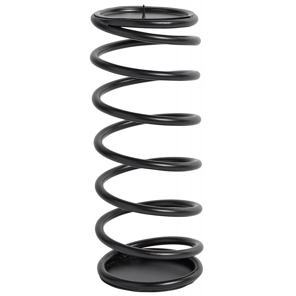 Nordal - Candle holder, spiral, black