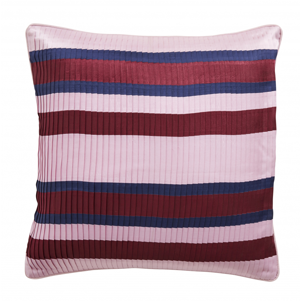 Nordal - Cushion Cover, Stripes, Rose/Burgundy