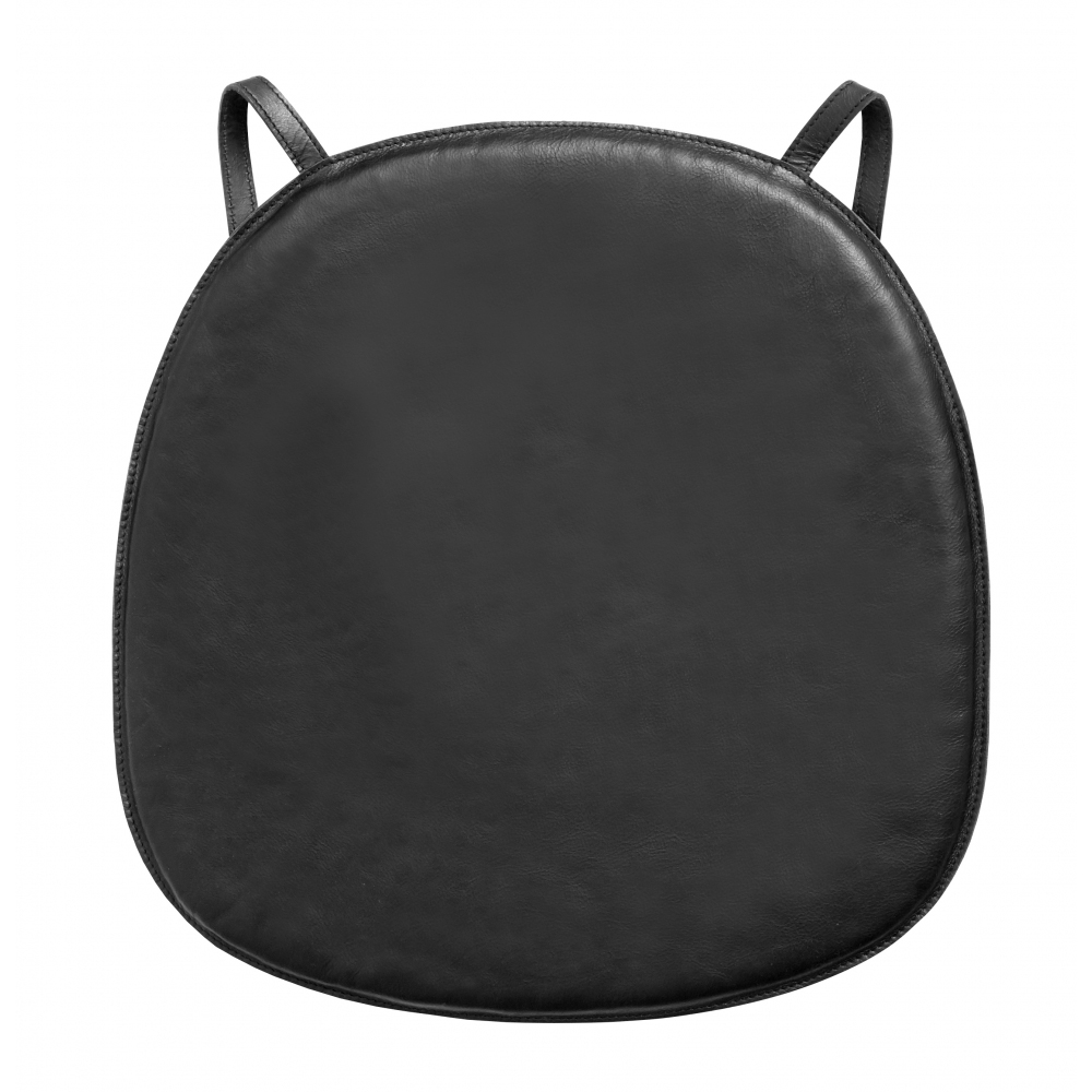 Nordal - SKIN leather seat pad, black