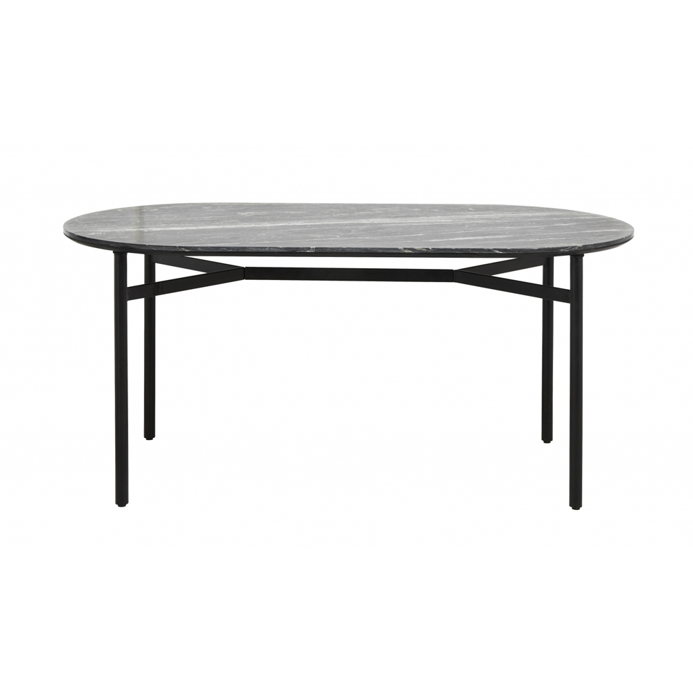 TAUPO dining table, black marble