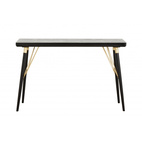 Nordal - Console Table, Black Wood