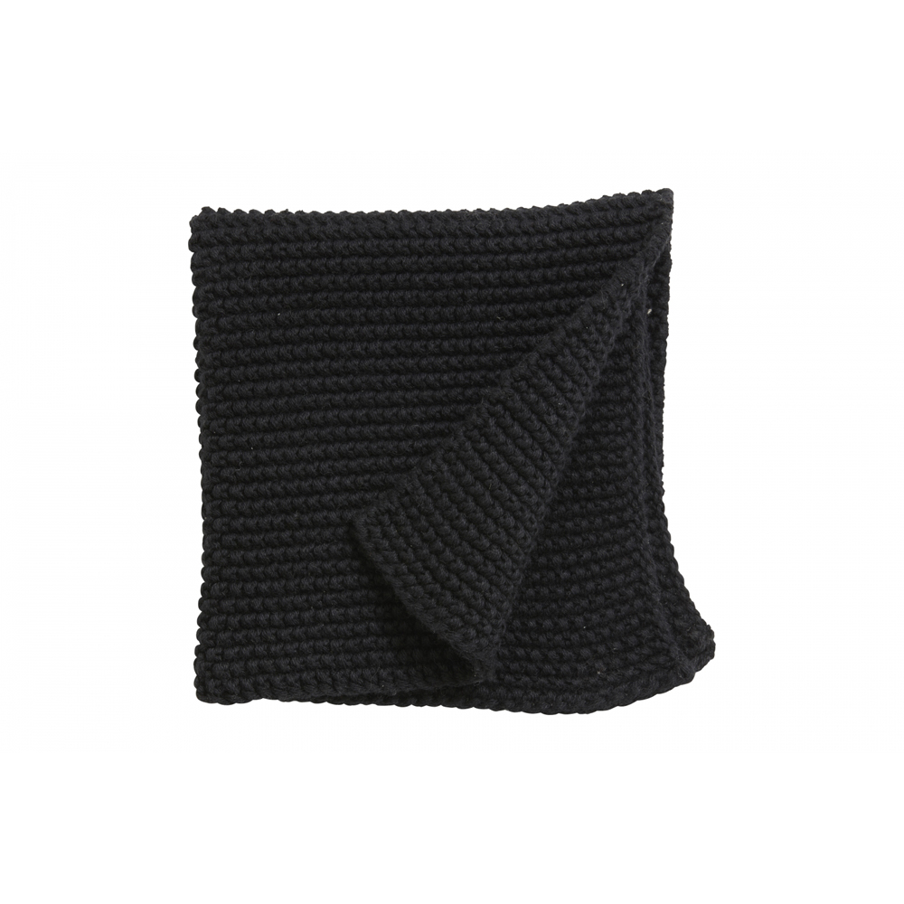 Nordal - Merga Dish Cloth, Knit, Black