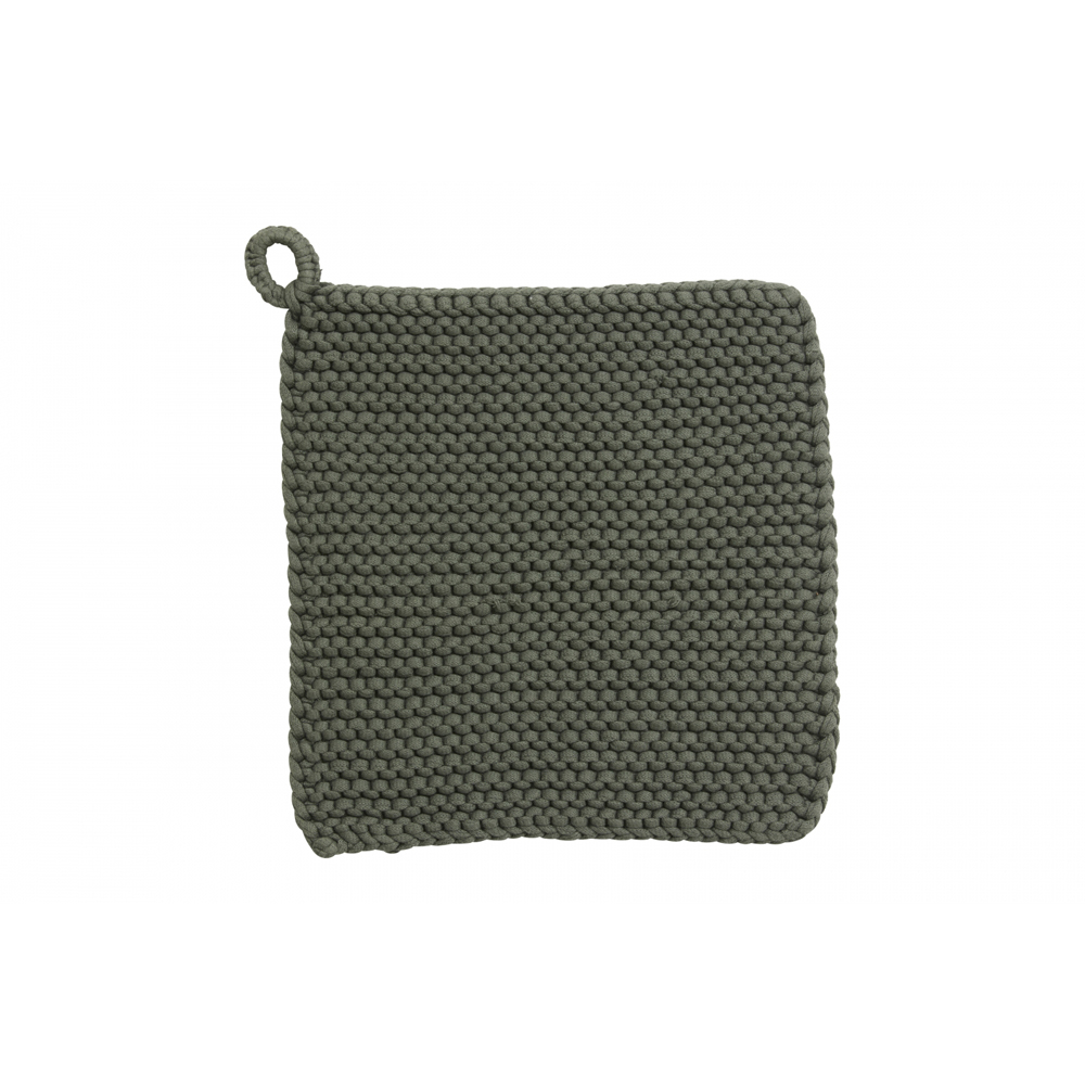 Nordal - MIRA pot holder, knit, army green