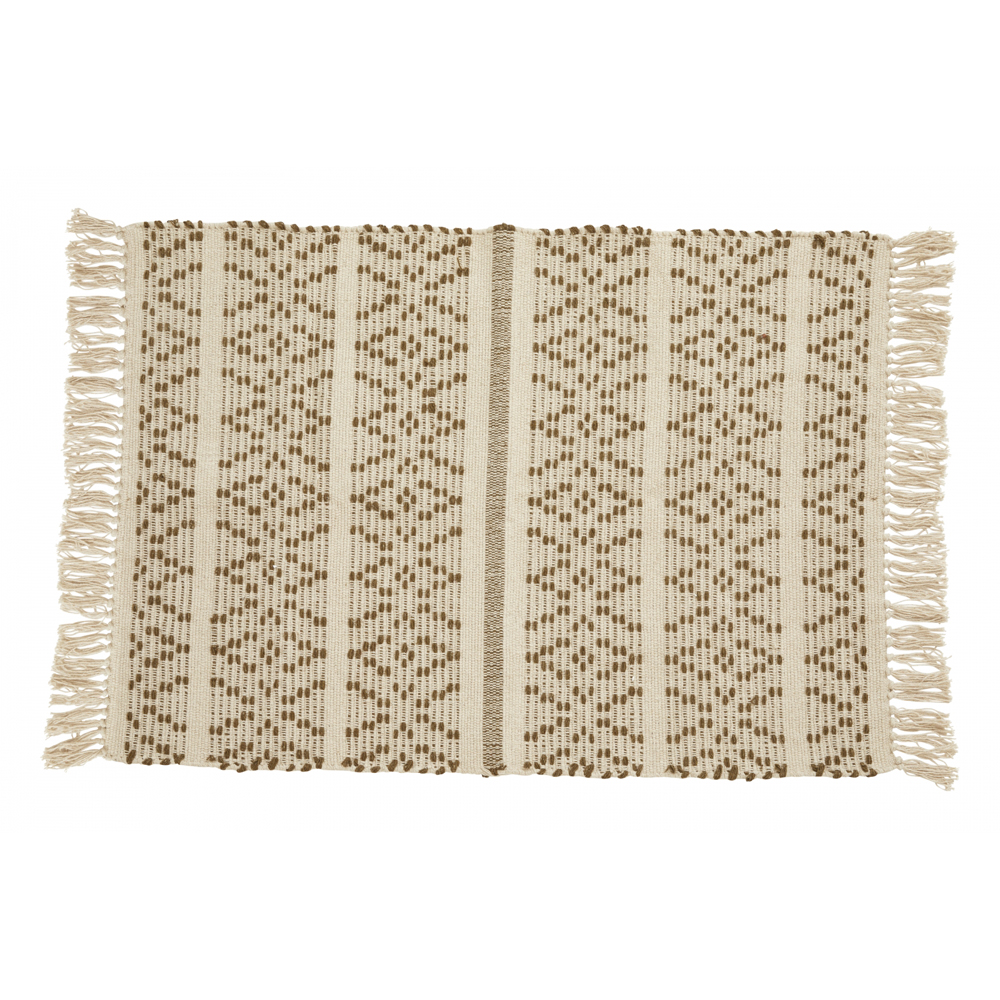 Nordal - Joy Carpet, Off White/Brown Pattern