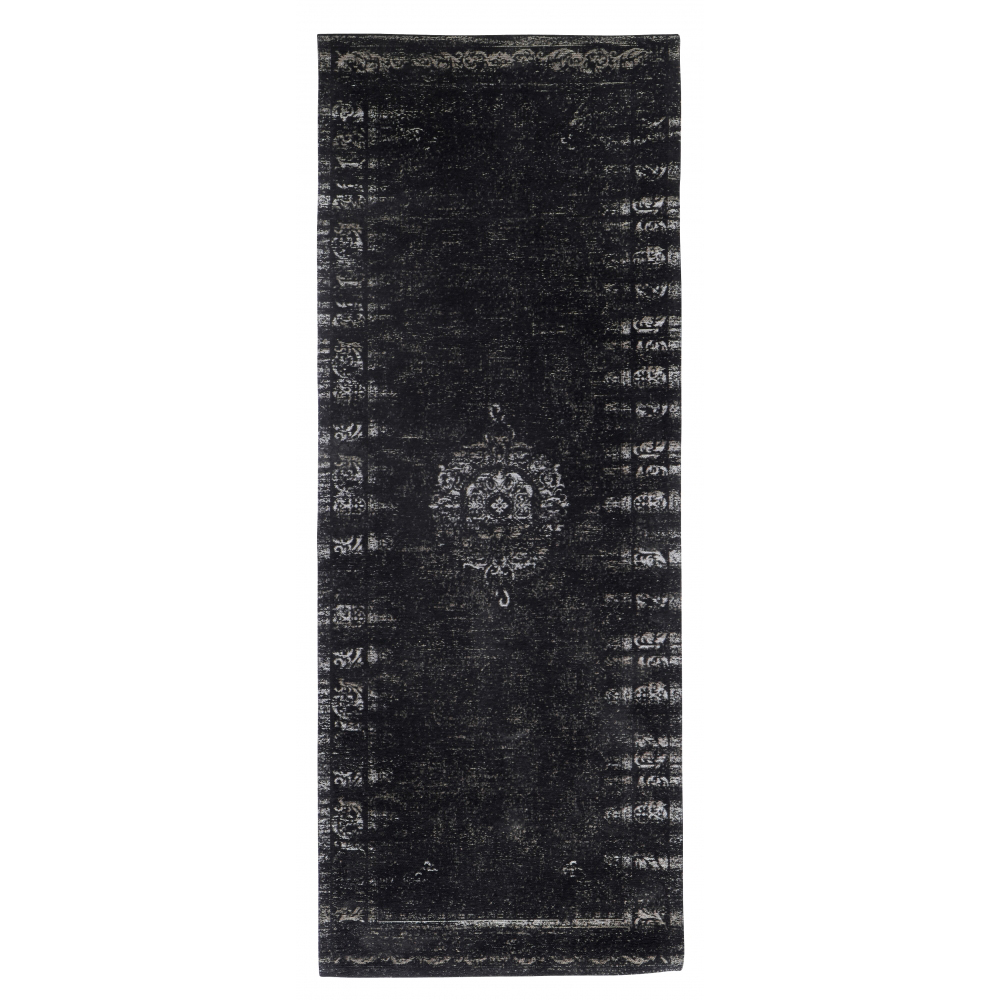GRAND woven rug, dark grey/black