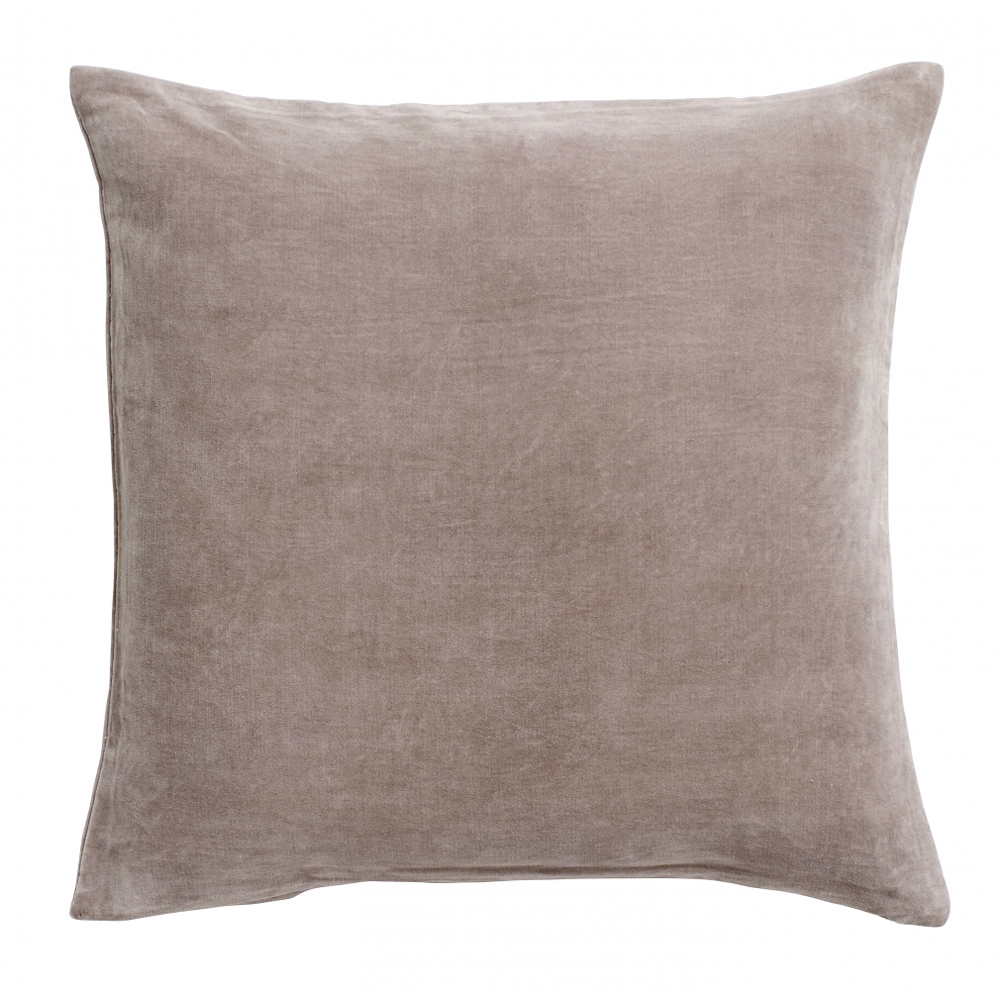 Nordal - DREAM cushion cover, warm grey, velvet
